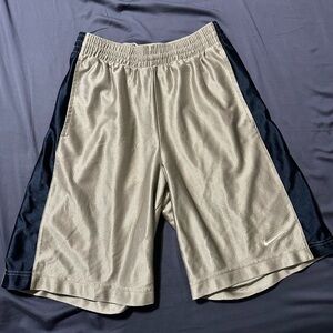 Nike silver and navy basketball shorts. Small